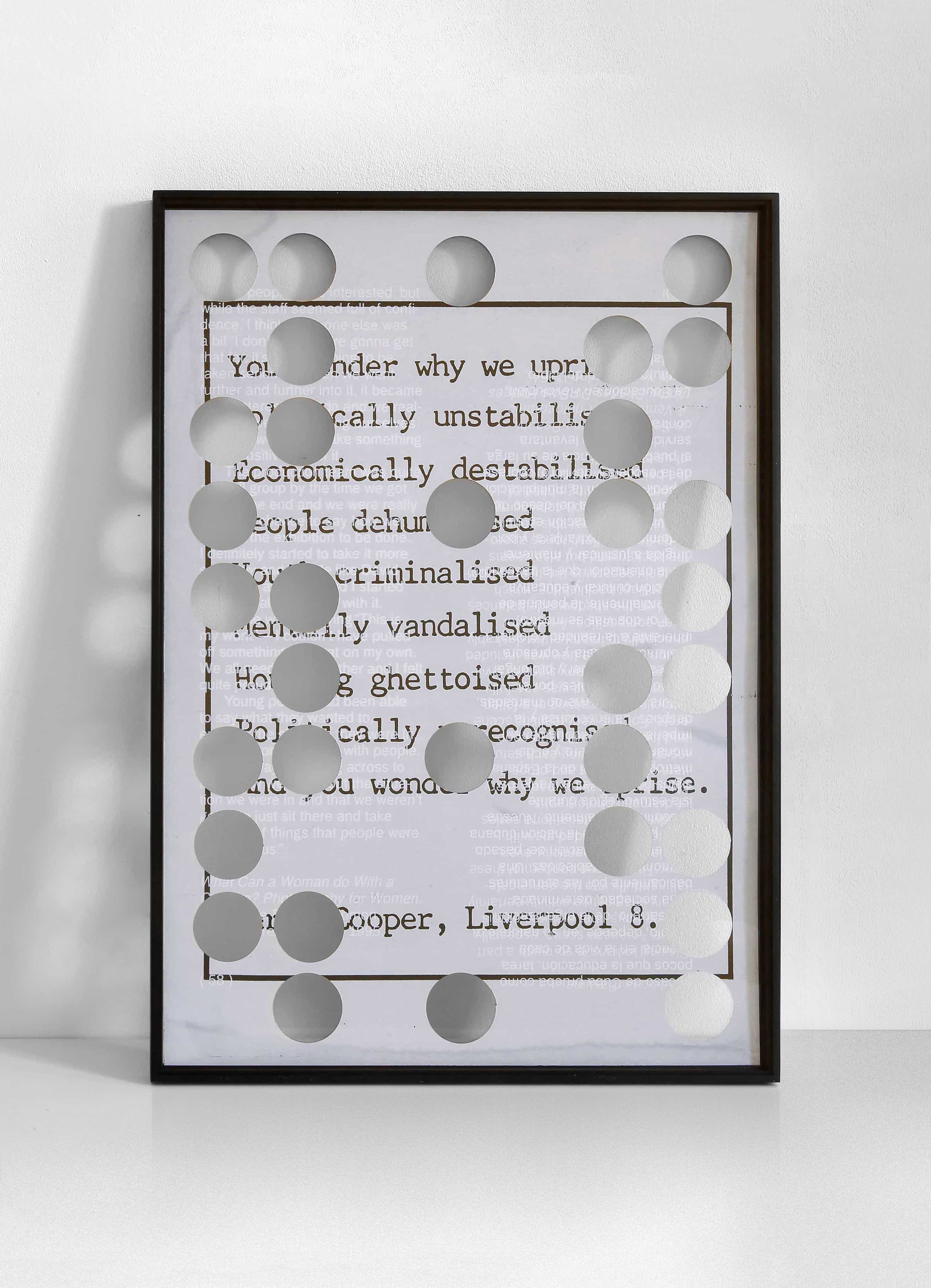 A Gestural History of the Young Worker, Print Punch (2023)